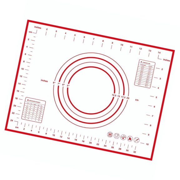 Heat Resistant Silicone Pastry Mats For Oven Microwave Safe Nonslip Surfaces Easy Storage Kitchen Baking Essential