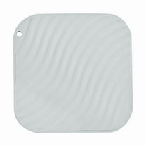 Heat Resistant Silicone Placemats, Non- Waterproof Table Mats for Dining Tables, Kitchen Heat Insulating Place Mats, Easy Clean Rubber Table Decor, 7 Inch