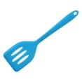 thumbnail image 1 of Silicone Slotted Turner - 1Pc Turner Spatulas for Eggs and Pancakes - Durable Kitchen tools & Accessories with Comfortable Handles, Heat-Resistant Utensils for Cooking and Baking(Blue1,8.1x2.1"), 1 of 6