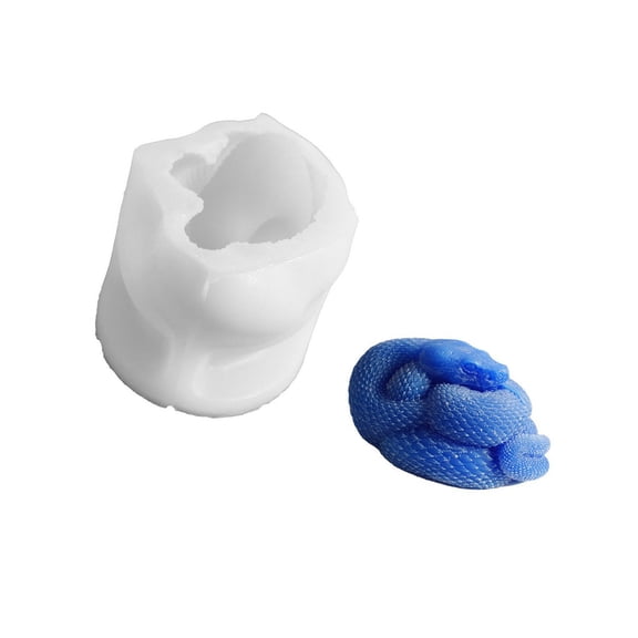 Heat Resistant Silicone Snake Mould for Crafting Unique Decoration Safe