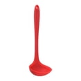 thumbnail image 1 of Heat Resistant Silicone Soup Ladle, Non‑Stick Cookware Safe Long‑Handle Serving Ladle,Multipurpose Silicone Serving Spoon for Home Kitchen and Daily Soup Porridge Stews and Sauces Serving, 1 of 1