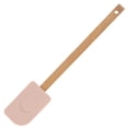 thumbnail image 1 of Heat Resistant Silicone Spatula Scraper, Food Grade Rubber Spatula, Commercial Baking Spatula for Kitchen Use, Wooden Handle Kitchen Utensil for Cooking, Baking and Mixing, 1 Pc, 11.42x1.97", 1 of 5