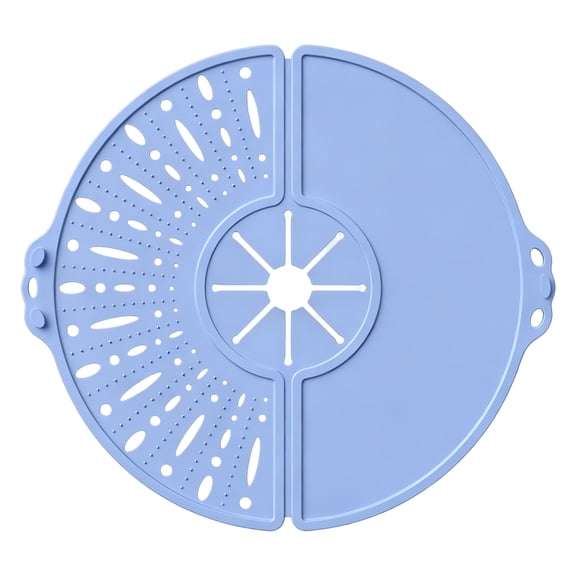 Heat Resistant Silicone Splatters Lid For Cooking Pot Foldable Design Flexible Splashes Guard Oil Greases Shield for Fry