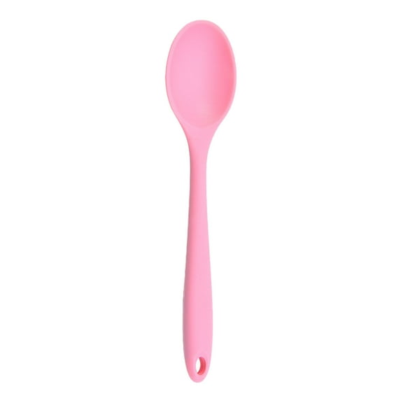 Heat Resistant Silicone Spoons -Kitchen Cooking Utensils for Baking & Stirring | Flexible Non-Stick Spatula Spoon Set - Dishwasher Safe & Hygienic Design