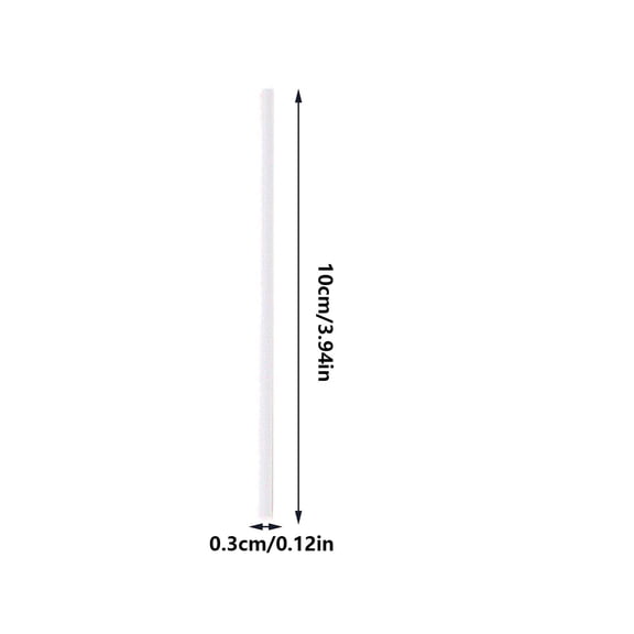 Heat-Resistant Smooth Edge Candy Sticks, 100-Pack Food-Grade Paper Lollipop Sticks, 10cm, Sustainable Alternative to Plastic