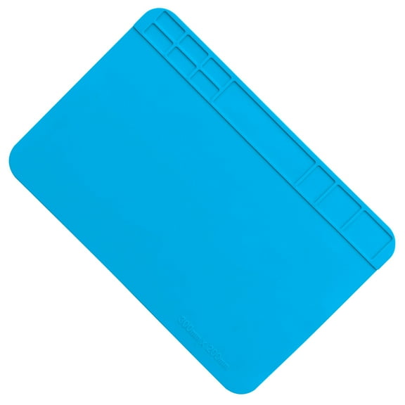 Heat Resistant Solder Pad, Antistatic Soldering Silicone Mat Heat Insulation Work Mat for Cellphone, Computer