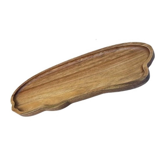 Heat Resistant Solid Wood Serving Tray With Cloud Design Wooden Pallet For Hot Dishes Ceremony And Dining Table Decors