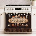 thumbnail image 1 of Heat-Resistant Tie-Back Oven Curtain 29.5x21.3 Inch,Polyester Dust & Oil Splash Proof,Machine Washable Decor for Kitchen Stove Oven Skirt Decor 29.3"W*21.3"H, 1 of 6