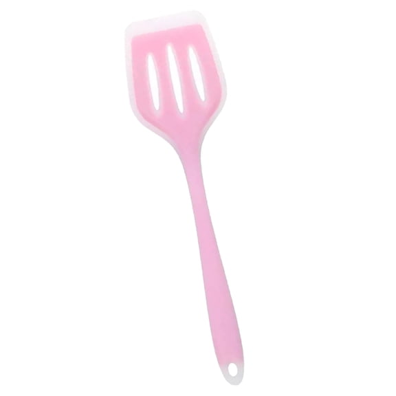 Heat Resistant Translucent Silicone Spatula, Flexible Non-Stick Kitchen Cooking Spatula, Ergonomic Non-Scratch Utensil for Flipping, Omelettes, Steaks, Safe for All Non-Stick Pans and Dishwasher
