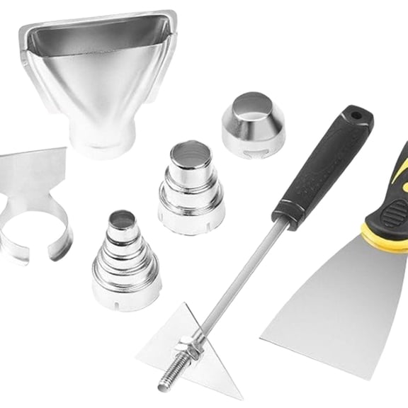 Heat Resisting Nozzles Attachments Set, Steel Hot Air Heat Resisting Nozzles Replacement, Easy to Replace