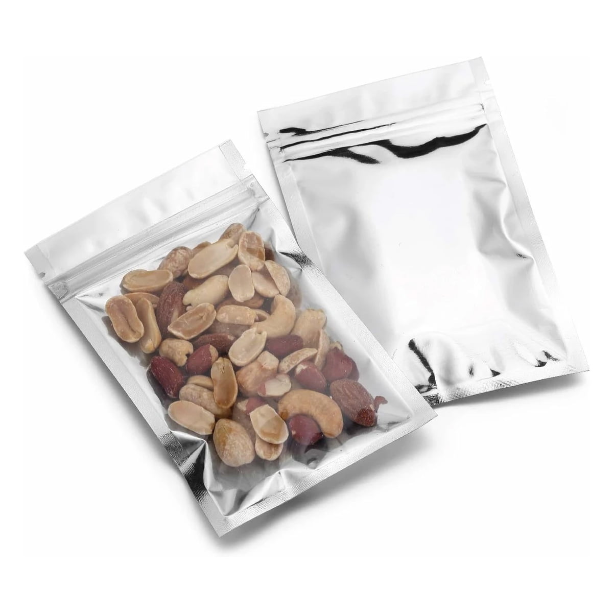 HeatSealable, Aluminum Foil Packaging for Liquids Ziplock Mylar Bags