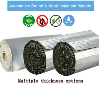 Fireproof Insulation Cotton pad, Heat Insulation, Weather Resistance and  Sound Insulation, 1/5 2/5 3/5 7/9 1 1-1/6 Thick, roof Aluminum foil