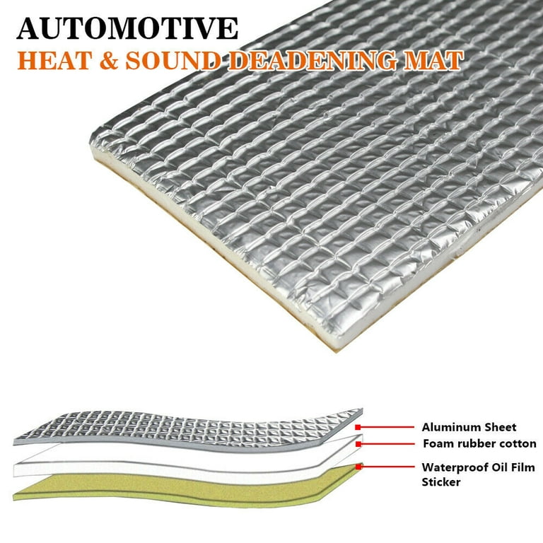 Car Heat Shield Insulation Mat Automotive Sound Deadener Deadening