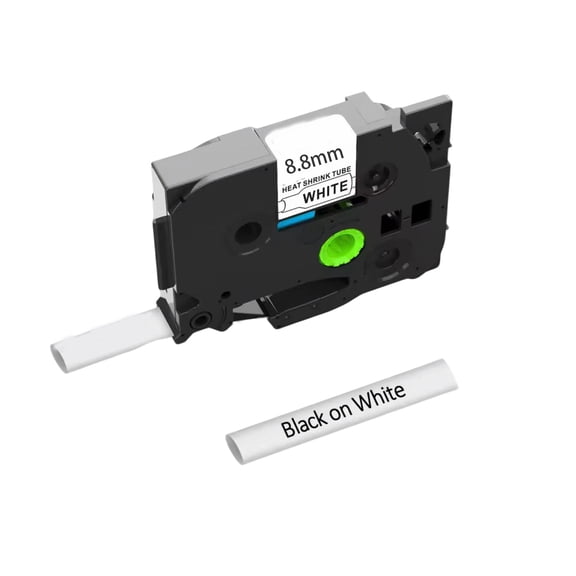 Heat Shrink Label Compatible with Brother P Touch Heat Shrink Tubing Label for Wire Cable for Brother PT-P710BT D400 E500 P900 and more