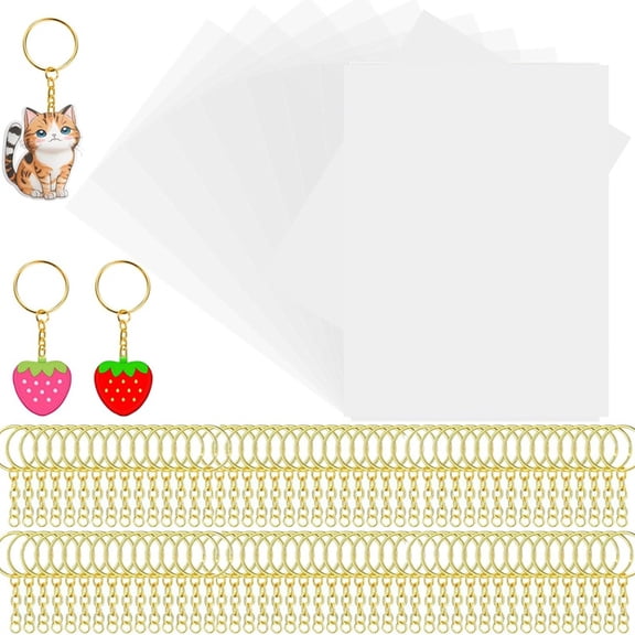Heat Shrink Plastic Sheet Kit Shrink Papers Large Shrink Film Papers