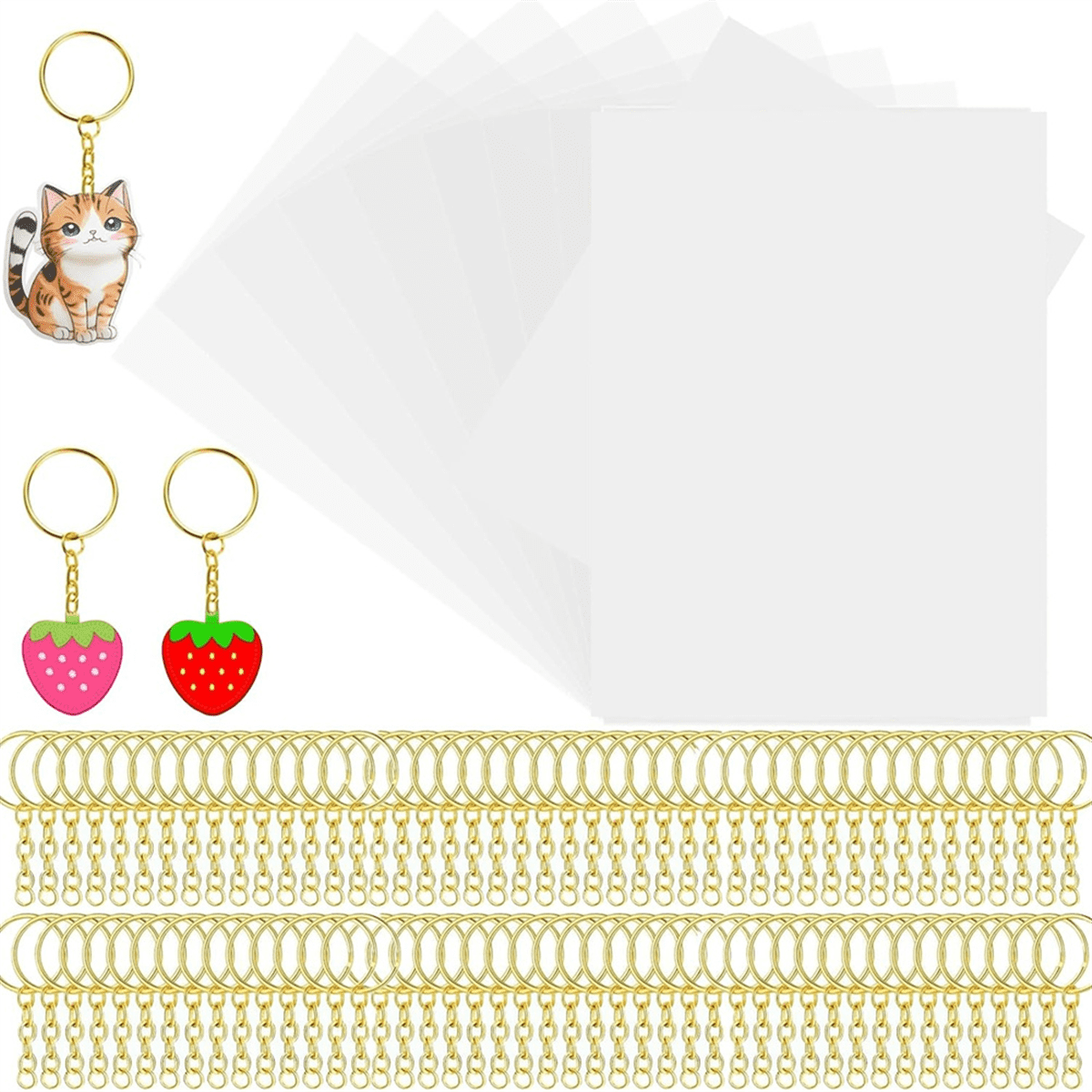 Heat Shrink Plastic Sheet Kit Shrink Papers Large Shrink Film Papers