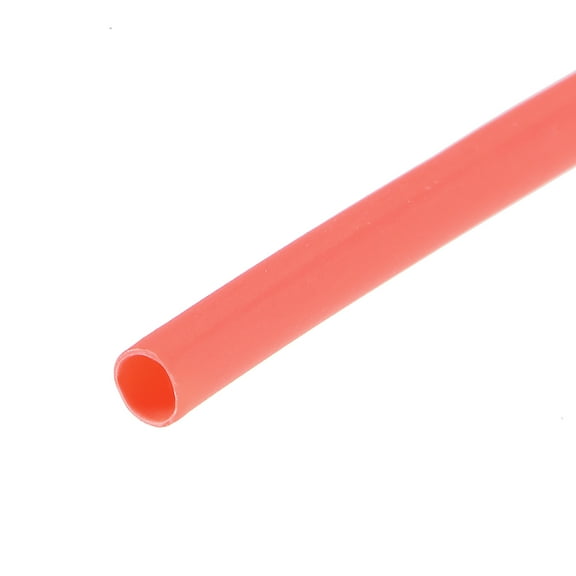 Heat Shrink Tubing 1/16"(1.5mm) Dia 3.4mm Flat Width 2:1 rate Shrinkable Tube Cable Sleeve 10ft - Red