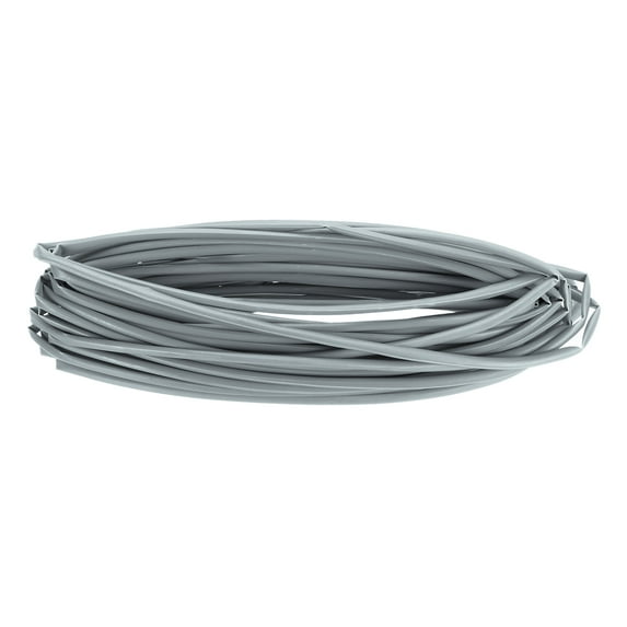 Heat Shrink Tubing, 1/8 Inch ID 49 ft Long 2:1 Ratio Gray