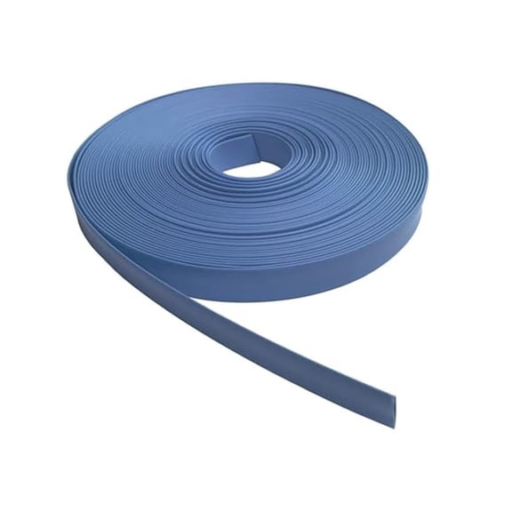 Heat Shrink Tubing - 3/8” Inch - 100' Ft Long, Blue Polyolefin - 2:1 Industrial Shrink Tube & Cable Sleeve for Electrical Wire Insulation - Rated for 600 V