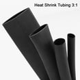 thumbnail image 1 of Heat Shrink Tubing Black 3:1 Marine Grade Wire Wrap Adhesive Glue Lined Waterproof, 1 of 3