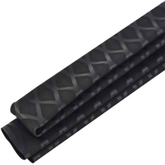 Heat Shrink Tubing Black Heat Shrink Tube, Wire Shrink Wrap Suitable for Fishing Rod Handle with Non-slip, Insulation Durable Heat Shrinkable Tube, Length 39.37inch, Black