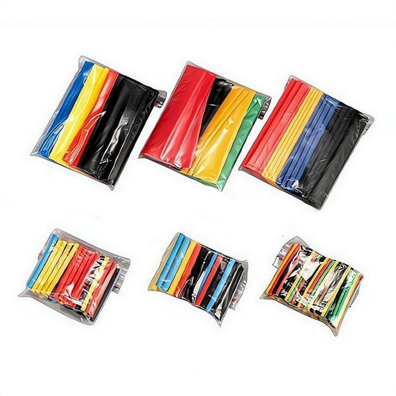 Heat Shrink Tubing Kit Assorted Sleeving Sizes, Wire Cable Wrap for DIY, Weatherproof Marine Grade Heat Shrink Tube Set