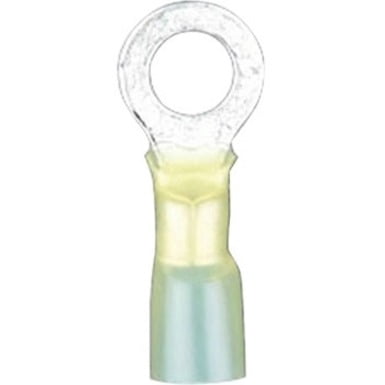 Heat Shrink Yellow Ring Terminal 12-10 Gauge #10