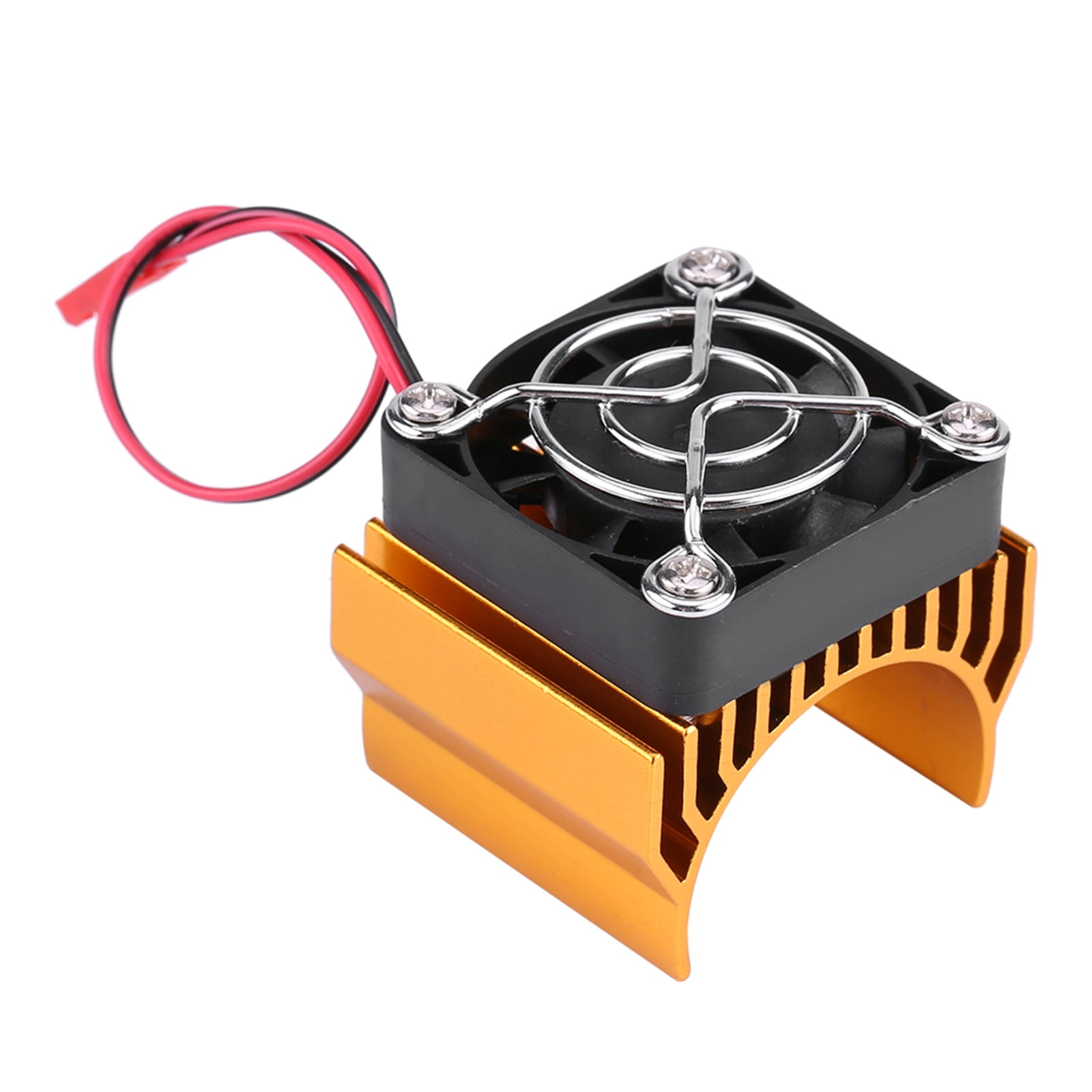 CrazyHobby 30mm RC Cooling Fan & Heatsink Combo For 540/550 Motors & ESC (Black/Gold) - View #7