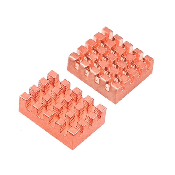 Heat Sinks For OrangePi Zero2W Heatsink Radiator Copper Cooler Kits Passive Cooling Pad CPU Cooler Heatsinks 2PCS/Pack