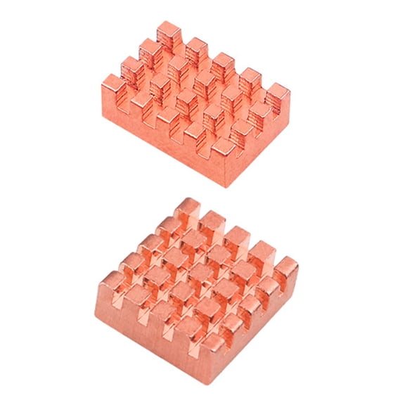Heat Sinks For OrangePi Zero2W Heatsink Radiator Copper Cooler Kits Passive Cooling Pad CPU Cooler Heatsinks 2PCS/Pack