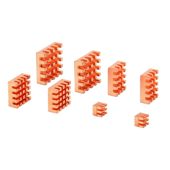 Heat Sinks For RPI 5 Board Heat Sinks CPU Copper Heatsinks Passive Cooling Radiator