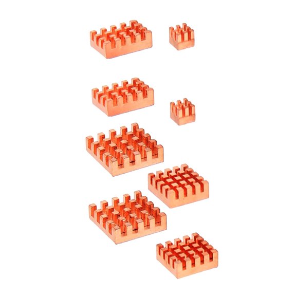 Heat Sinks For RPI 5 Board Heatsink Radiator Copper Cooling Pad Kit Passive Cooling Pad CPU Cooling
