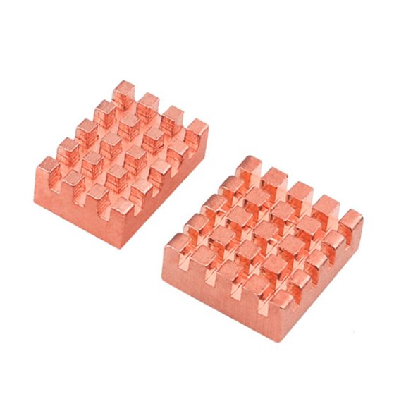 Heat Sinks For Zero2W Heatsink Radiator Copper Kits Passive Cooling Pad CPU Heatsinks 2PCS/Pack by LUVNIMB