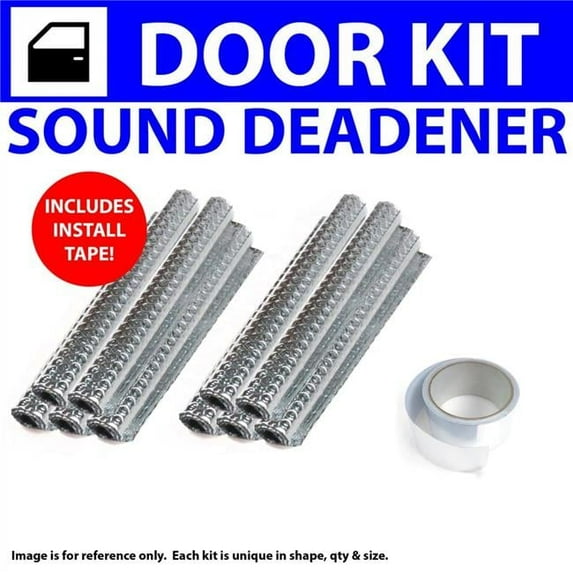 Heat & Sound Deadener for 2006 Plus Chevy Caprice 2 Door Kit with Seam Tape