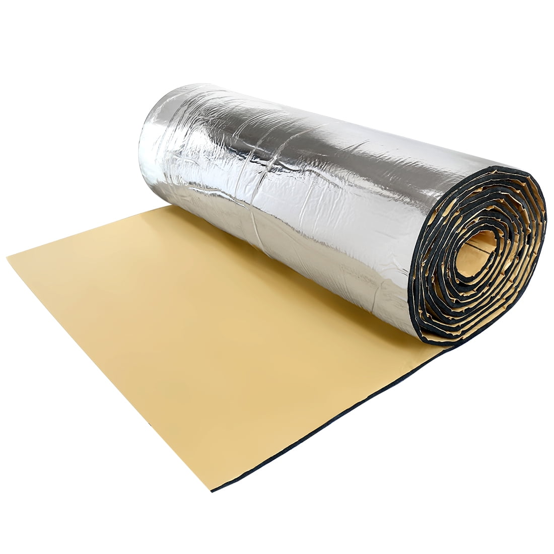 Roof thermal insulation cotton,Car Heat Insulation Pad,Heat Sound Deadening Insulation  Mat,Heat Insulation Material,Aluminum Foil Finish,for  Floors,Walls,Lofts,Roofs ( Color : 20MM(THK) , Size : 1m² ) : :  DIY & Tools