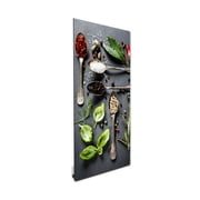 Heat Storm 750 Watt 24x48 in Electric, Radiant Glass Space Heater Panel, New - Condiments
