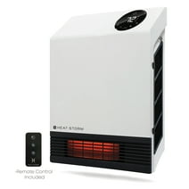 Heat Storm Deluxe Infrared Quartz Wall 1000W Heater, Indoor, White, HS-1000-WX