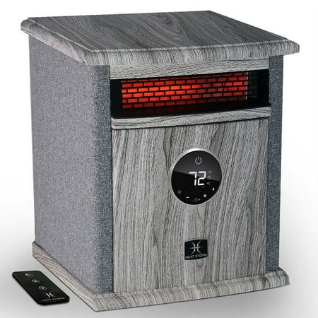 Heat Storm - 1500 Watt Infrared Cabinet Space Heater - GREY
