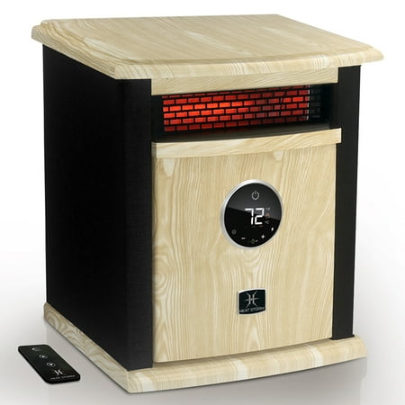 Heat Storm - 1500 Watt Infrared Cabinet Space Heater - BLACK