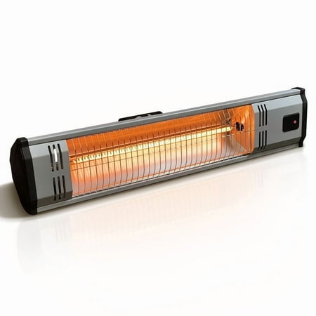 Heat Storm - Tradesman 1500 Watt Weatherproof Infrared Heater, Remote - Gray/Black
