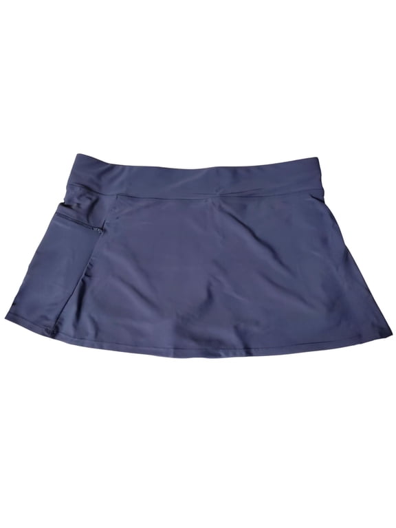 Womens Missy Side Zipper with Pockets, Navy (M)
