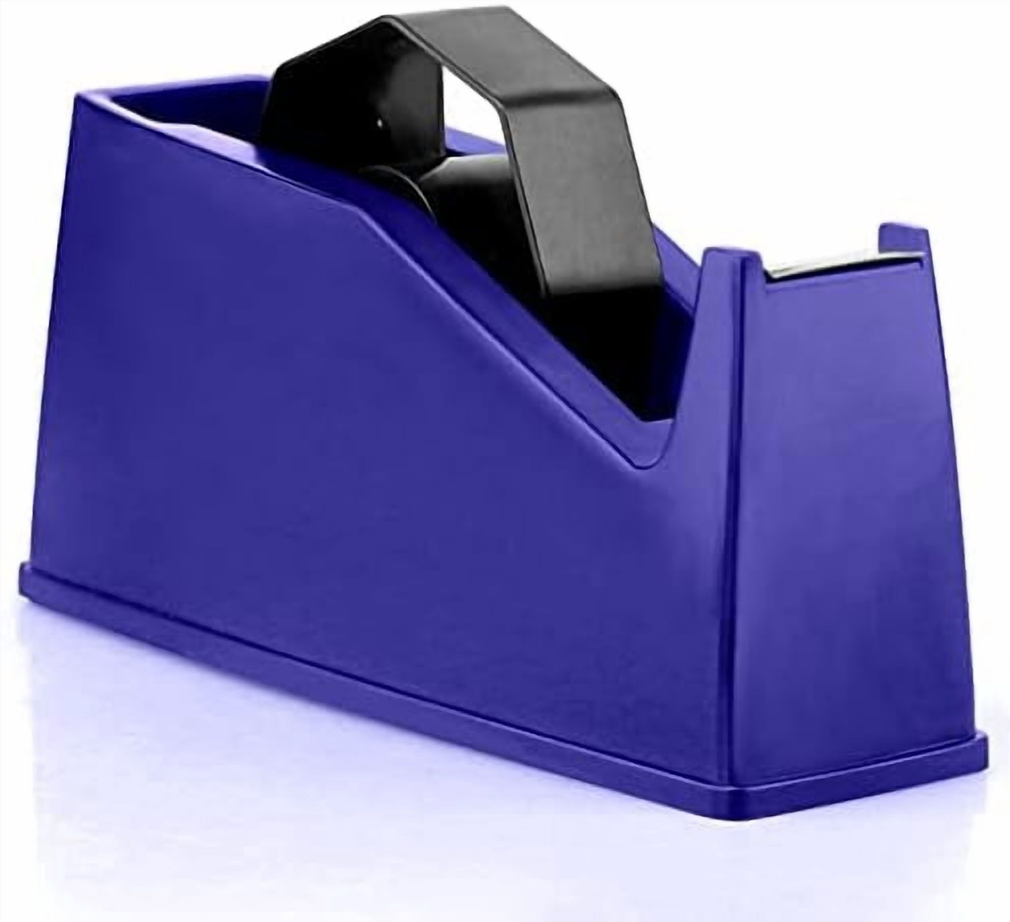 Heat Tape Dispenser, Masking Tape Dispenser, Holder Fits 1" and 3" Core, 6.8 x 2.2 x 3.4 Inch, Desktop Tape Dispenser, Heat Tape for Sublimation(Blue)