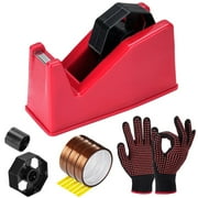 Heat Tape Dispenser Sublimation Kit, Includes 6 Heat-Resistant Tapes, Multi Tape Roll Dispenser, and 2 Heat Protection Gloves, Heat Tape Dispenser and Tapes Kit for Heat Transfer, Sublimation
