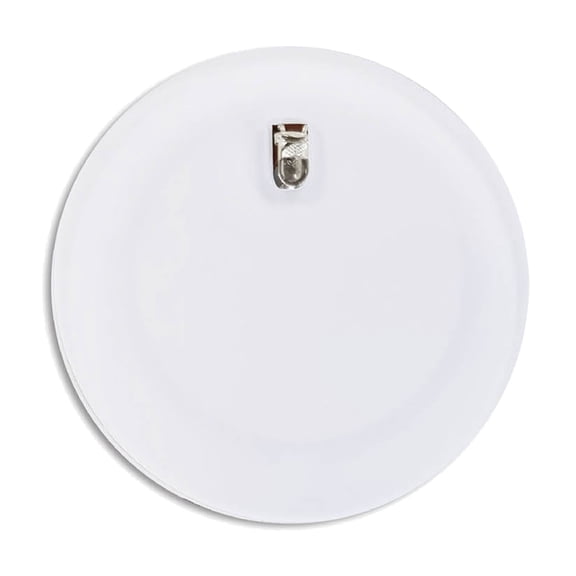 Heat Transfer Button Badge Acrylic Brooch With LED Light Sublimation Lapel Pins for Craft Making