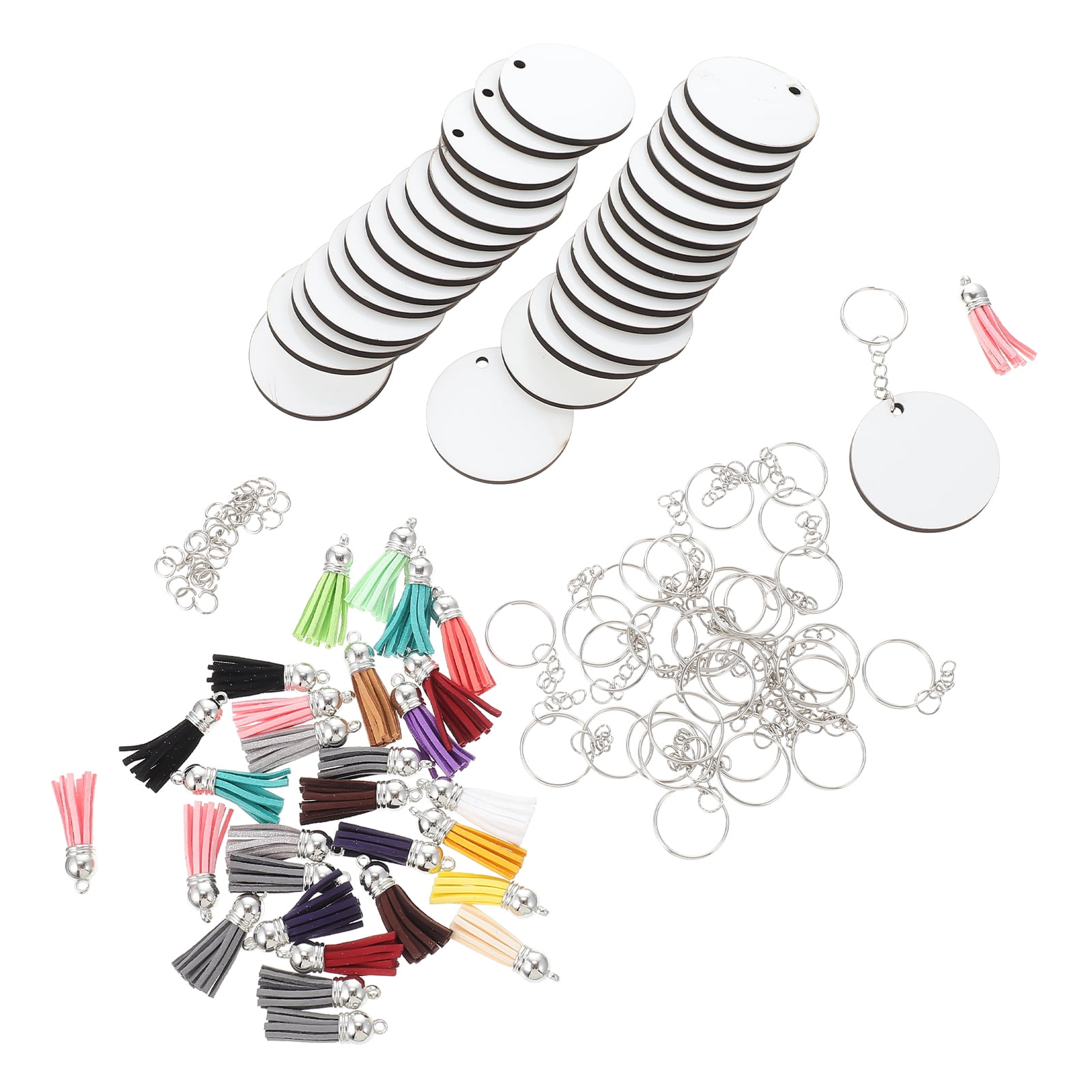 Heat Transfer Key Chain Labels Sublimation Blank Keychain Bulk Blank