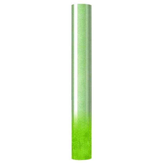 Heat Transfer Vinyl Roll Glow in the Dark, Iron On Heat Transfer Vinyl for T-Shirts Pillows, Glitter Vinyl Transfer DIY Adhesive Vinyl Fabric Luminous Heat Transfer Lettering Film, 1Pc(Green,12x10")