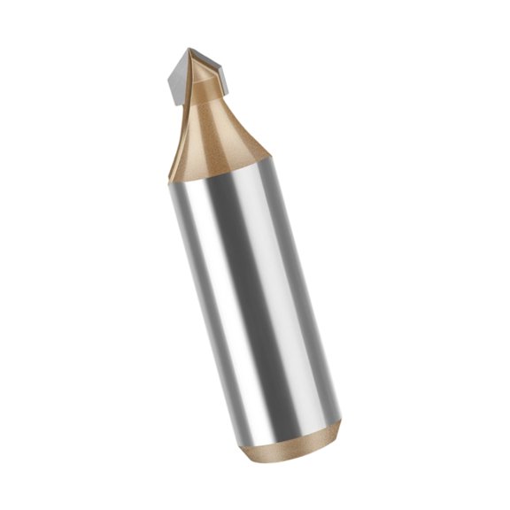 Heat Treated Alloy Steel Woodworking Router Bit 90°V Grooves For Furniture Making