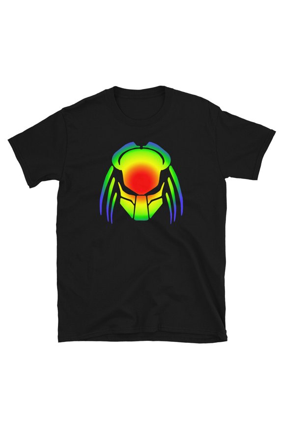 Heat Vision Predator Alien Hybrid Predalien Creature Short-Sleeve T-Shirt