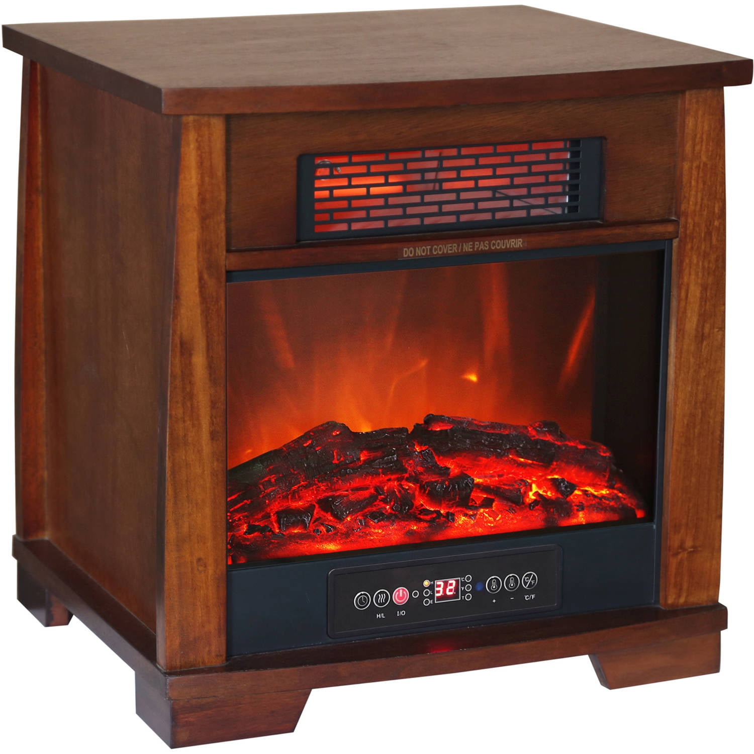 Heat Wave Infrared Quartz Heater with Flame Effect - Walmart.com