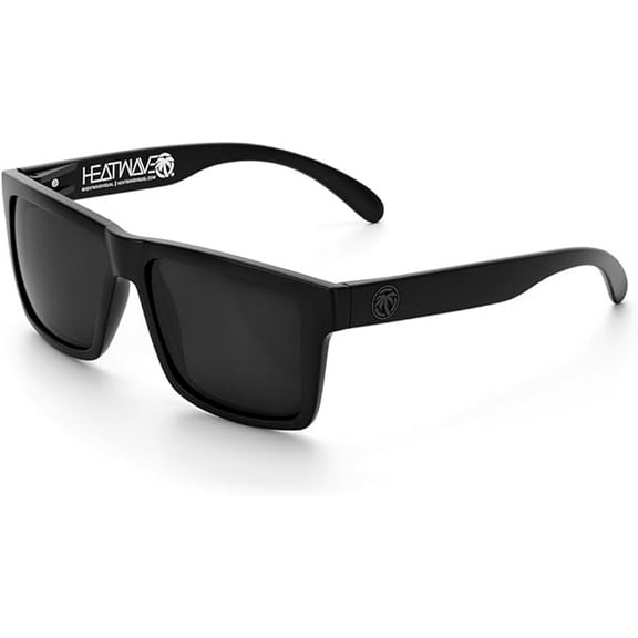 Heat Wave Visual Vise Z87 Sunglasses in Polarized Black